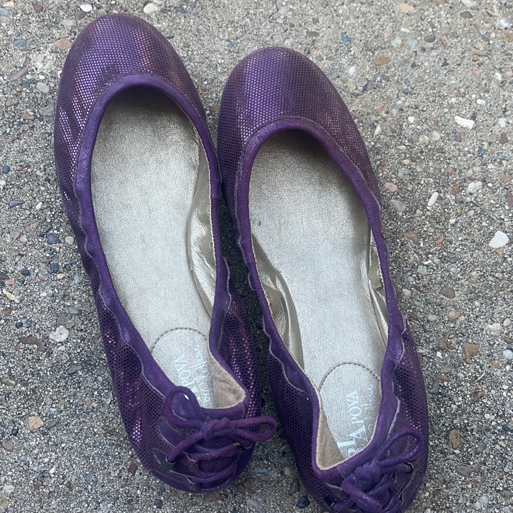 Purple flats